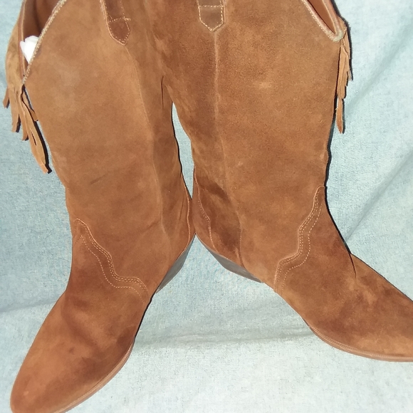 Leather Craft mid-calf boots - Picture 4 of 7